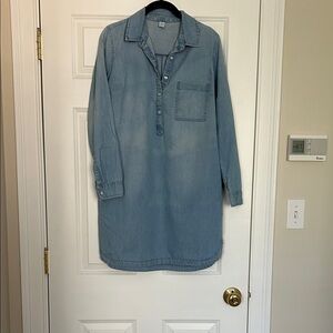 Old Navy Light Blue Denim Dress